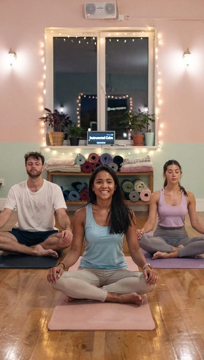 Vista de un paisaje sereno con montañas y un lago, ideal para la relajación.